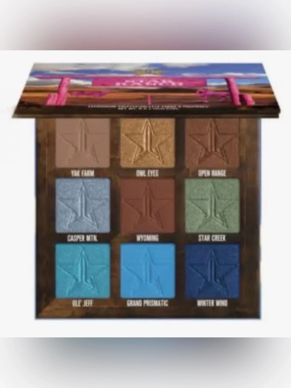 Jeffree Star Cosmetics Star Ranch Eyeshadow Palette Matte, Metallic / Shimmer